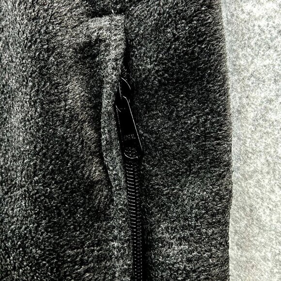 Columbia Men's Charcoal Gray Fleece Vest Size L Full Zip Lightweight Warm Layer - Picture 6 of 11